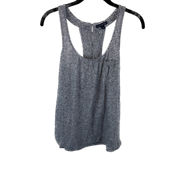 American Eagle Tank Top Racerback Pullover Crewneck Shirt Vertical Back Buttons - Picture 1 of 9